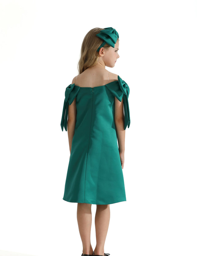 kids-atelier-tulleen-kid-girl-green-luneta-off-shoulder-bow-dress-tmc-24005-green