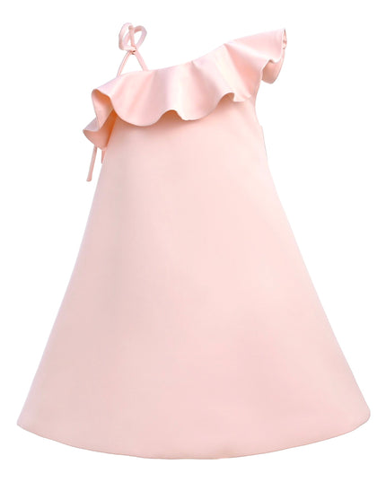 Pink Petulla Off Shoulder Ruffle Dress