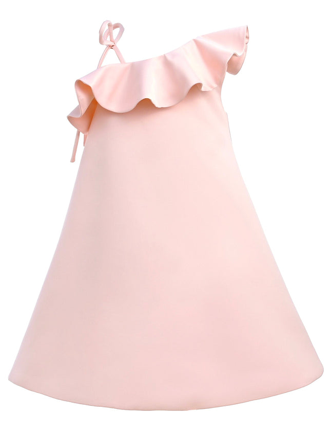 Pink Petulla Off Shoulder Ruffle Dress