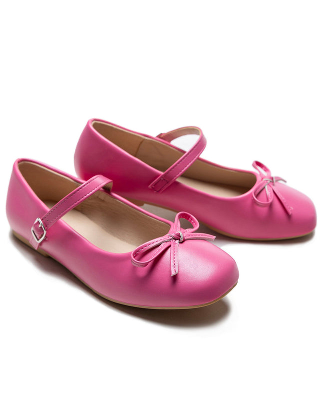Kidsatelier-Tulleen-TSM42007-Pink-julietta-bow-flats