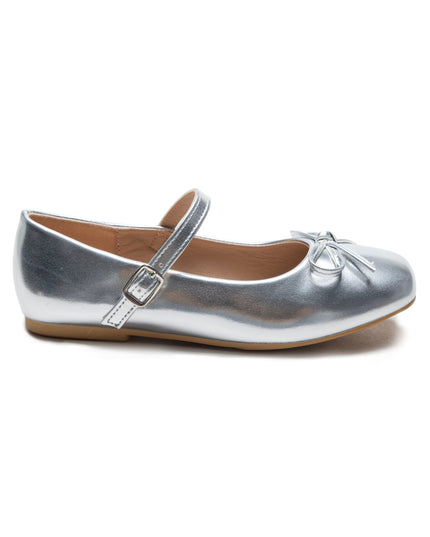 Kidsatelier-Tulleen-TSM42007-Silver-julietta-bow-flats