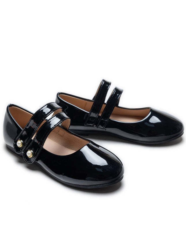Kidsatelier-Tulleen-TSM42008-Black-dorothea-banded-patent-flats