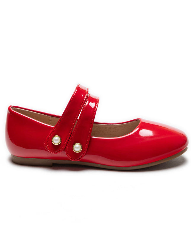 Kidsatelier-Tulleen-TSM42008-Red-dorothea-banded-patent-flats