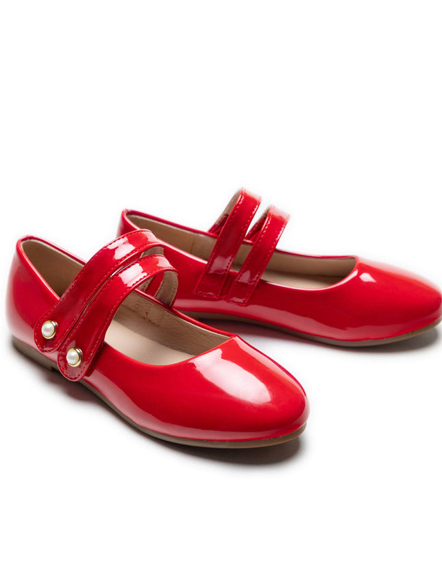 Kidsatelier-Tulleen-TSM42008-Red-dorothea-banded-patent-flats