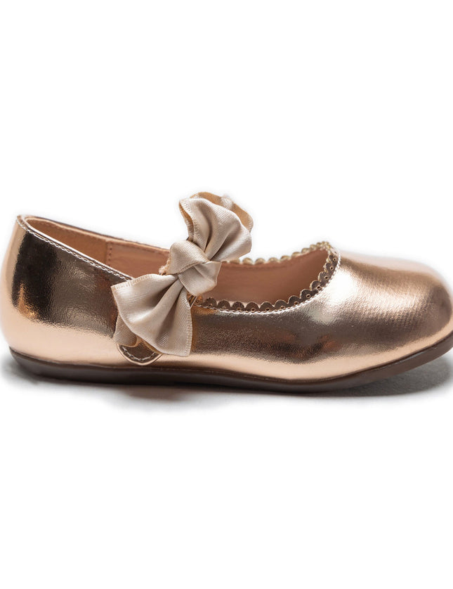 kidsatelier-Tulleen-Champagne-Satin-Elodie-Bow-Flats-TSM42019-Champagne-2
