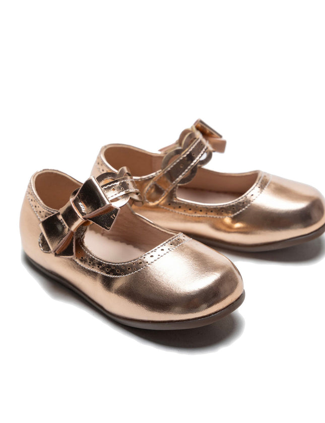 kidsatelier-Tulleen-Champagne-Ribbon Banded Flats-TSM42020-Champagne-3