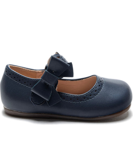 Kidsatelier-Tulleen-TSM42020-Navy-Shoes-ribbon-banded-flats