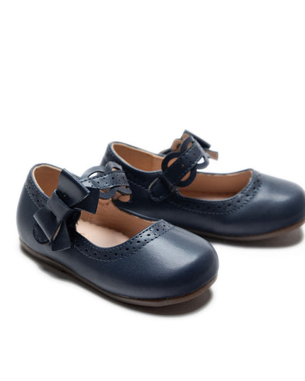 Kidsatelier-Tulleen-TSM42020-Navy-Shoes-ribbon-banded-flats