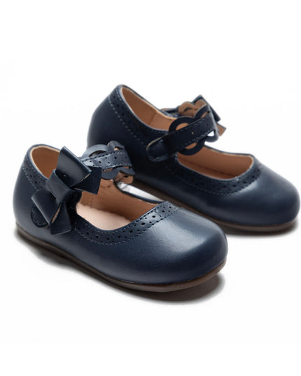 Kidsatelier-Tulleen-TSM42020-Navy-Shoes-ribbon-banded-flats