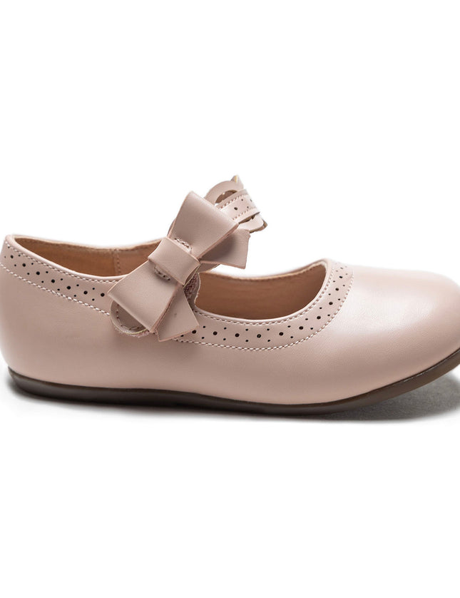 kidsatelier-Tulleen-Pink Ribbon Banded Flats-TSM42020-Pink-2