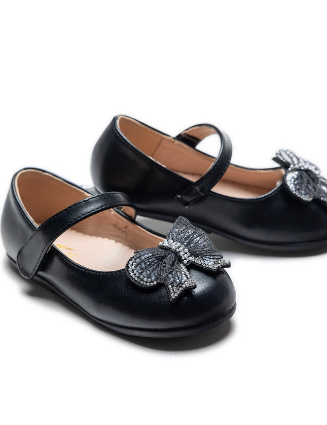 Kidsatelier-Tulleen-TSM42021-Black-charlotte-ribbon-flats