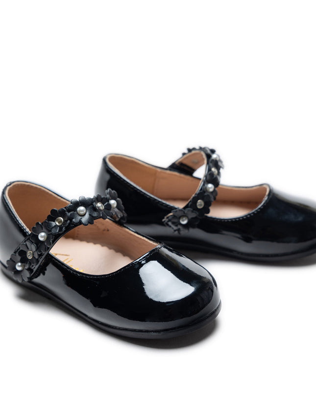Kidsatelier-Tulleen-TSM42022-Black-amelia-floral-band-flats