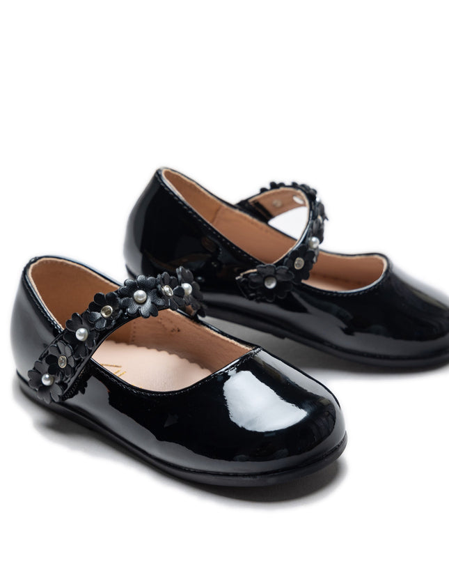 Kidsatelier-Tulleen-TSM42022-Black-amelia-floral-band-flats
