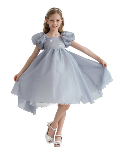 Gray Janelle Applique Teacup Gown