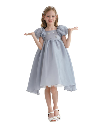 Gray Janelle Applique Teacup Gown