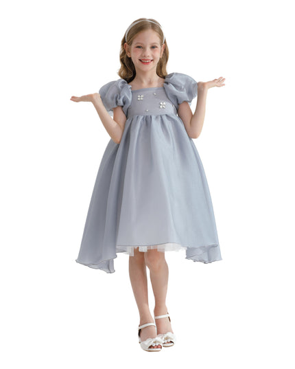 Gray Janelle Applique Teacup Gown