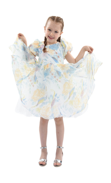 Blue Chablis Floral Garden Organza Dress
