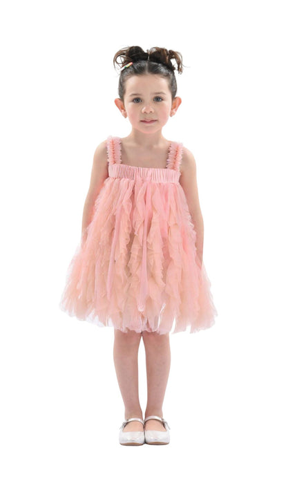 kidsatelier-tulleen-Pink-Sleeveless-Ruffle-Layered-Dress