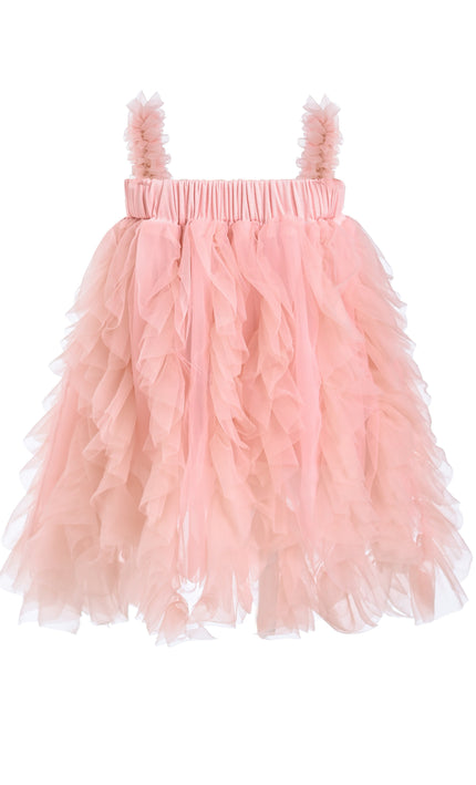 kidsatelier-tulleen-Pink-Sleeveless-Ruffle-Layered-Dress