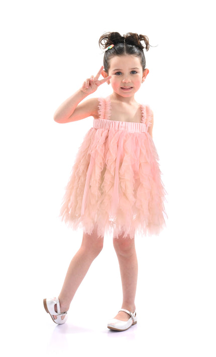 kidsatelier-tulleen-Pink-Sleeveless-Ruffle-Layered-Dress