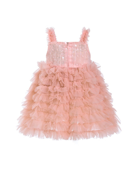 kidsatelier-tulleen-BT5258-Pink-bow-tiered-tulle-dress