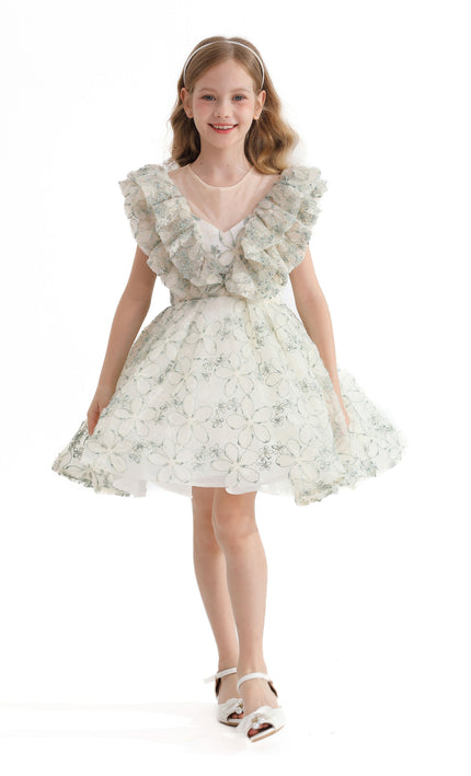 kidsatelier-tulleen-MTC11000-Green-floral-honeydale-dress
