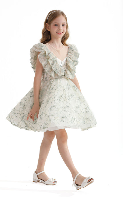kidsatelier-tulleen-MTC11000-Green-floral-honeydale-dress