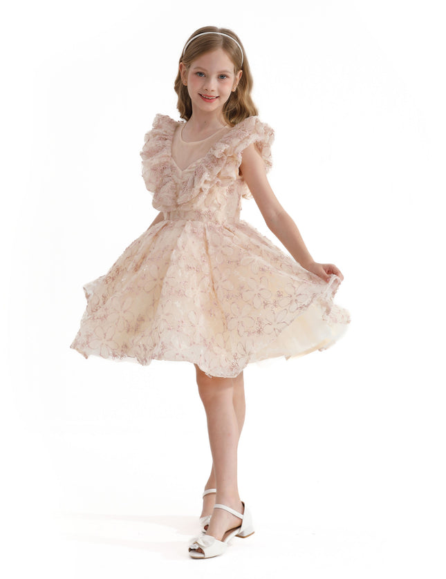 kids atelier tulleen Pink Floral Honeydale Dress