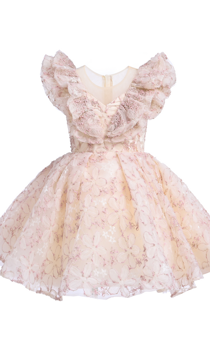 kids atelier tulleen Pink Floral Honeydale Dress