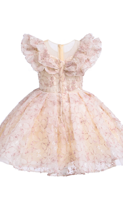 kids atelier tulleen Pink Floral Honeydale Dress