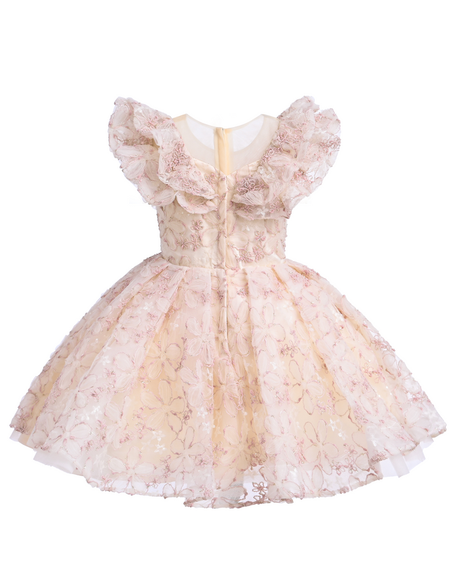 kids atelier tulleen Pink Floral Honeydale Dress