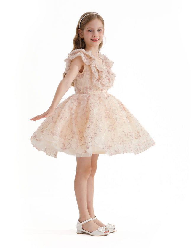 kids atelier tulleen Pink Floral Honeydale Dress