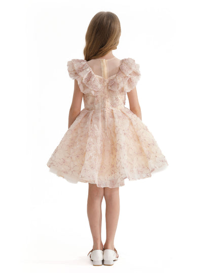 kids atelier tulleen Pink Floral Honeydale Dress