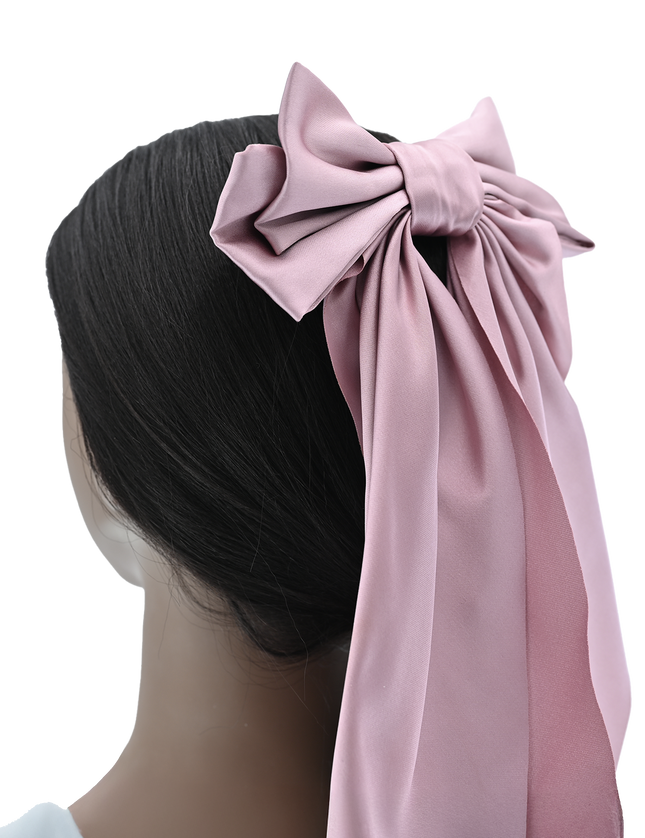kids atelier tulleen Satin Ribbon Flowing Bow Hairclip