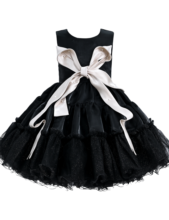 kidsatelier-tulleen-Black-Sleeveless-Bow-Madrona-Dress