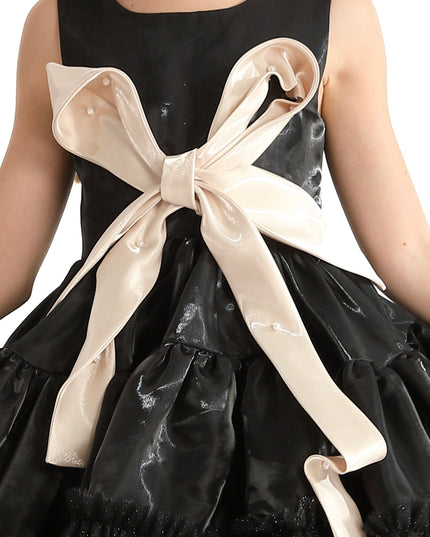 kidsatelier-tulleen-Black-Sleeveless-Bow-Madrona-Dress