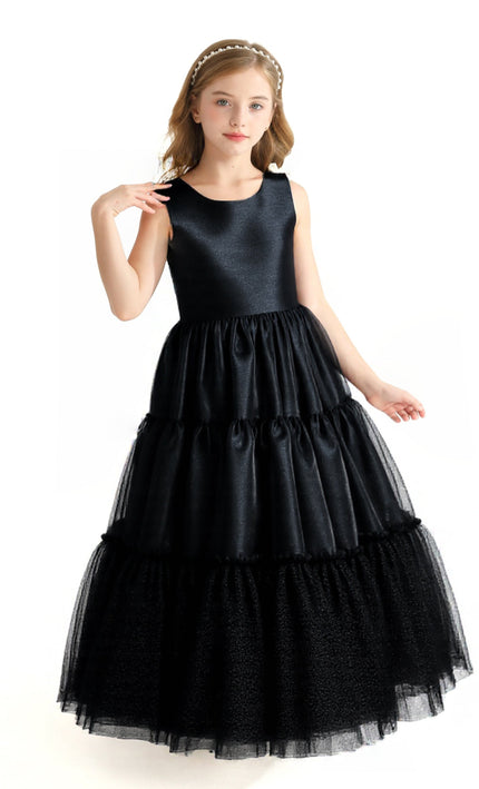 kidsatelier-tulleen-Black-Layered-Teola-Dress
