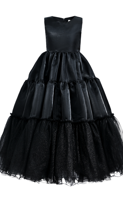 kidsatelier-tulleen-Black-Layered-Teola-Dress