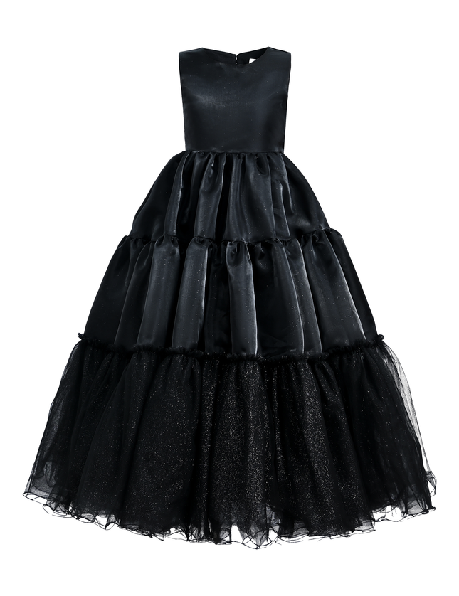 kidsatelier-tulleen-Black-Layered-Teola-Dress