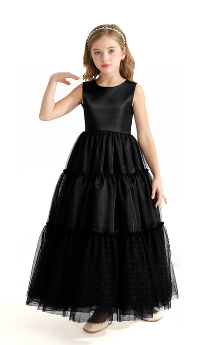 kidsatelier-tulleen-Black-Layered-Teola-Dress