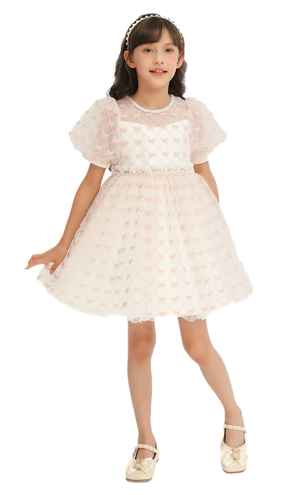 kidsatelier-tulleen-Ivory-Pink-Accented-Tulle-Fontana-Dress