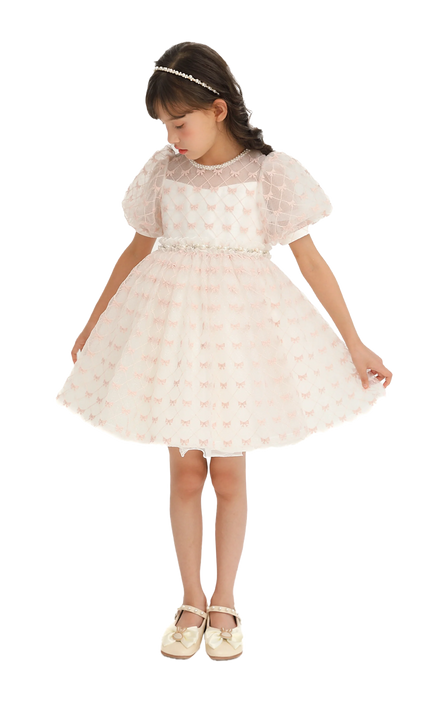 kidsatelier-tulleen-Ivory-Pink-Accented-Tulle-Fontana-Dress