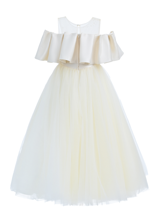 kidsatelier-tulleen-Champagne-Tulle-Bow-Amica-Dress