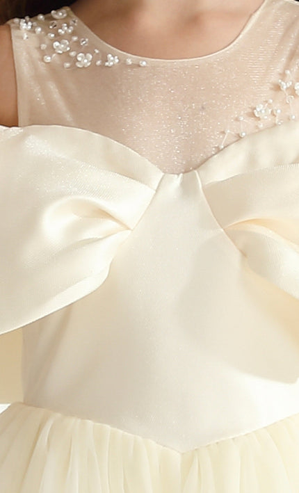 kidsatelier-tulleen-Champagne-Tulle-Bow-Amica-Dress
