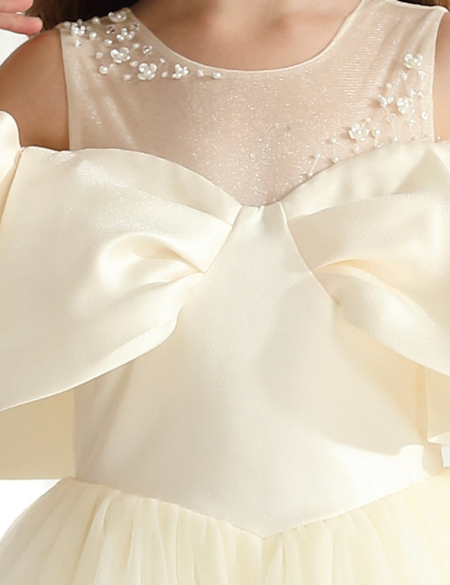 kidsatelier-tulleen-Champagne-Tulle-Bow-Amica-Dress