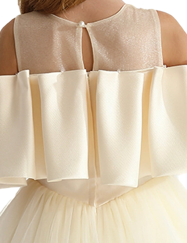 kidsatelier-tulleen-Champagne-Tulle-Bow-Amica-Dress
