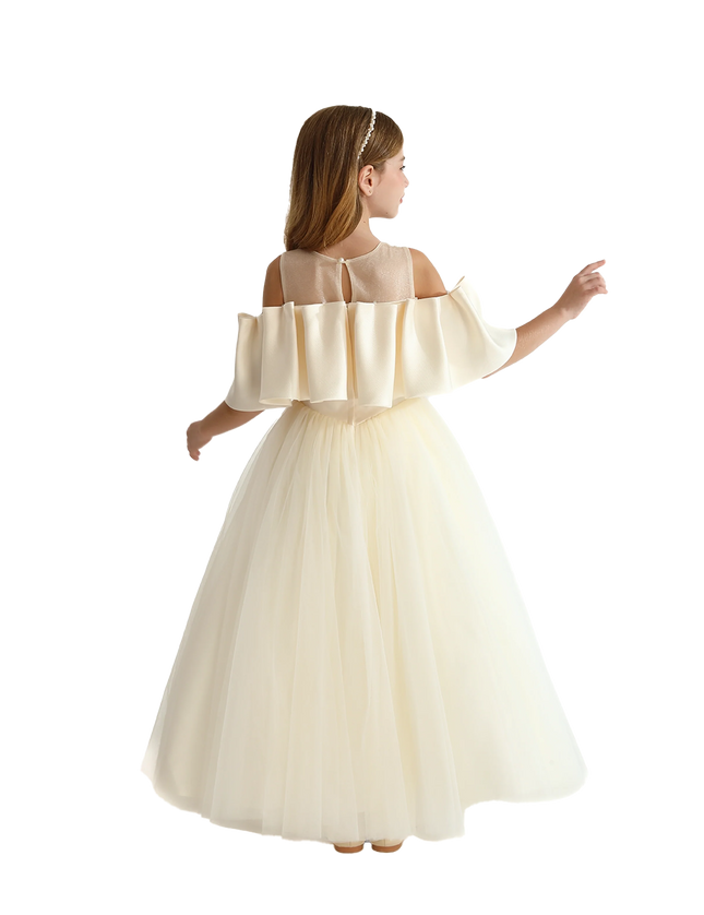 kidsatelier-tulleen-Champagne-Tulle-Bow-Amica-Dress