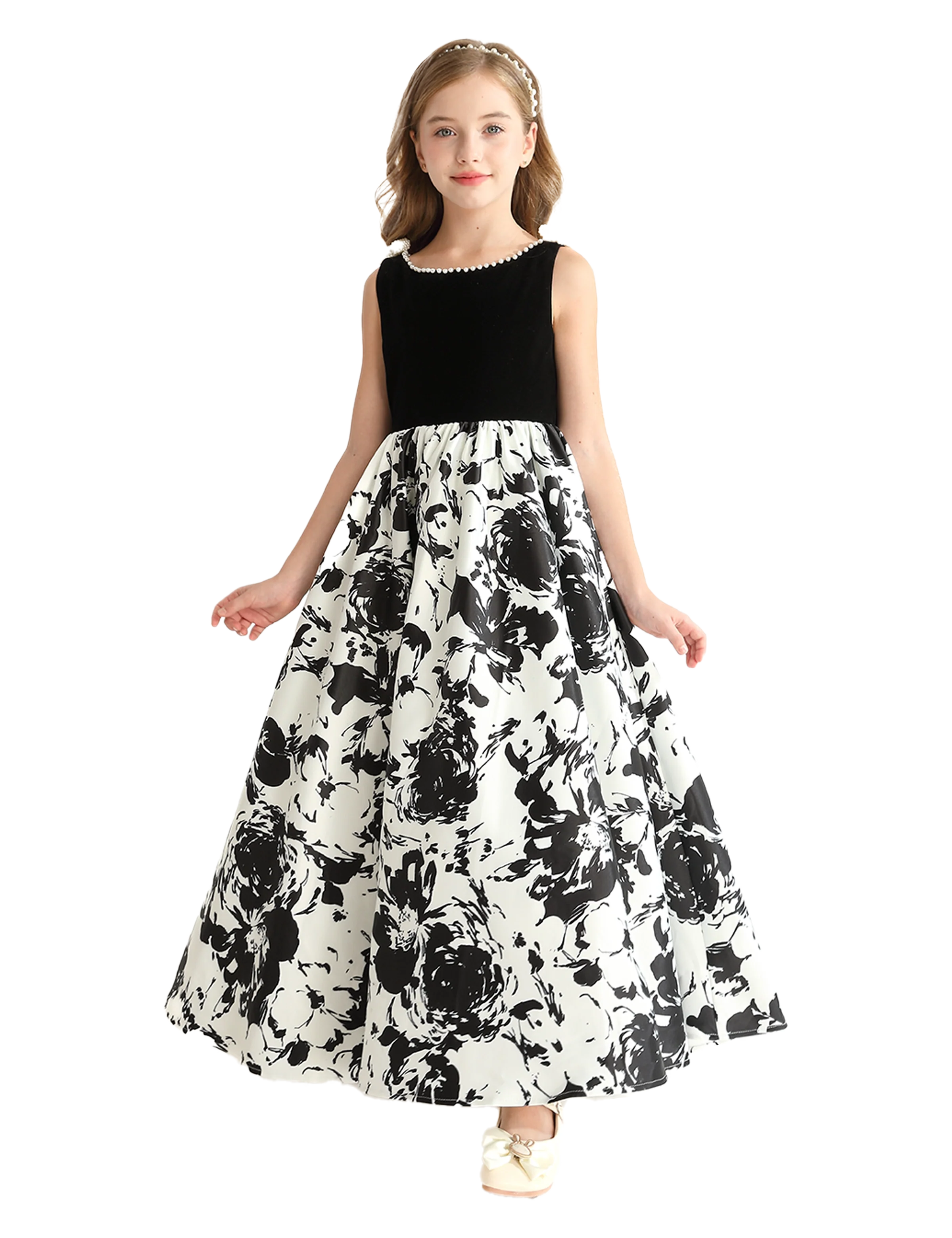 Tulleen Black and White Abstract Dalmeny Dress Tulleen Black and White Abstract Dalmeny Dress