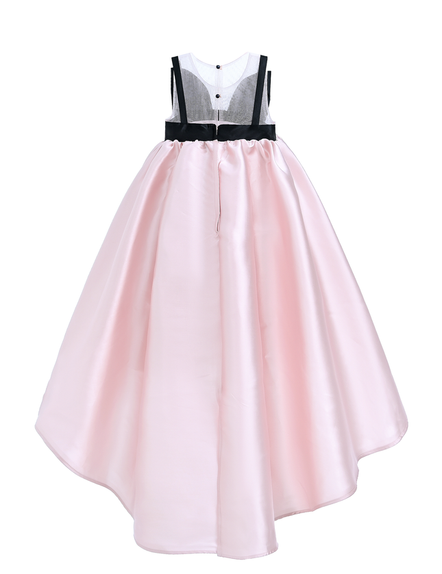 kidsatelier-tulleen-Pink-Dress-Black-Bow-Ophelia-Dress