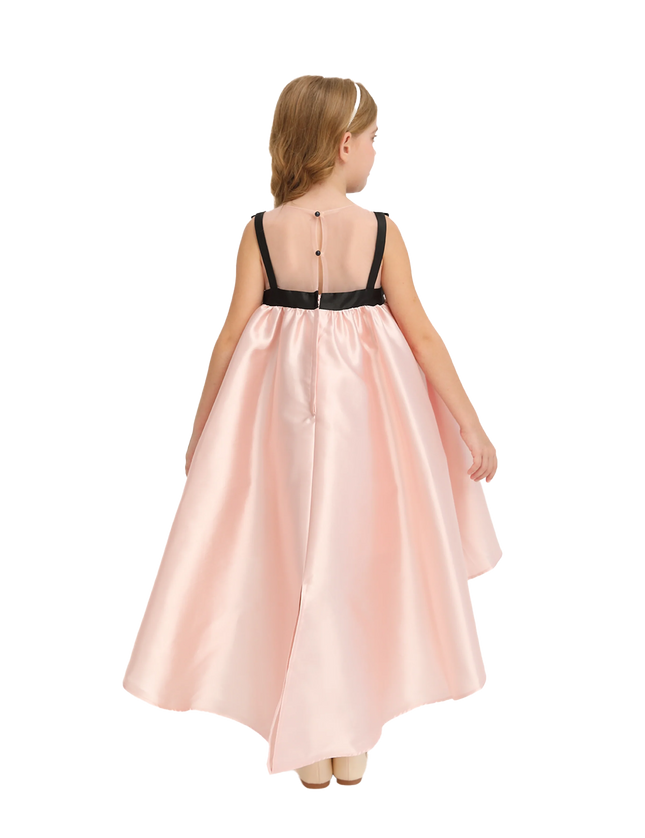 kidsatelier-tulleen-Pink-Dress-Black-Bow-Ophelia-Dress